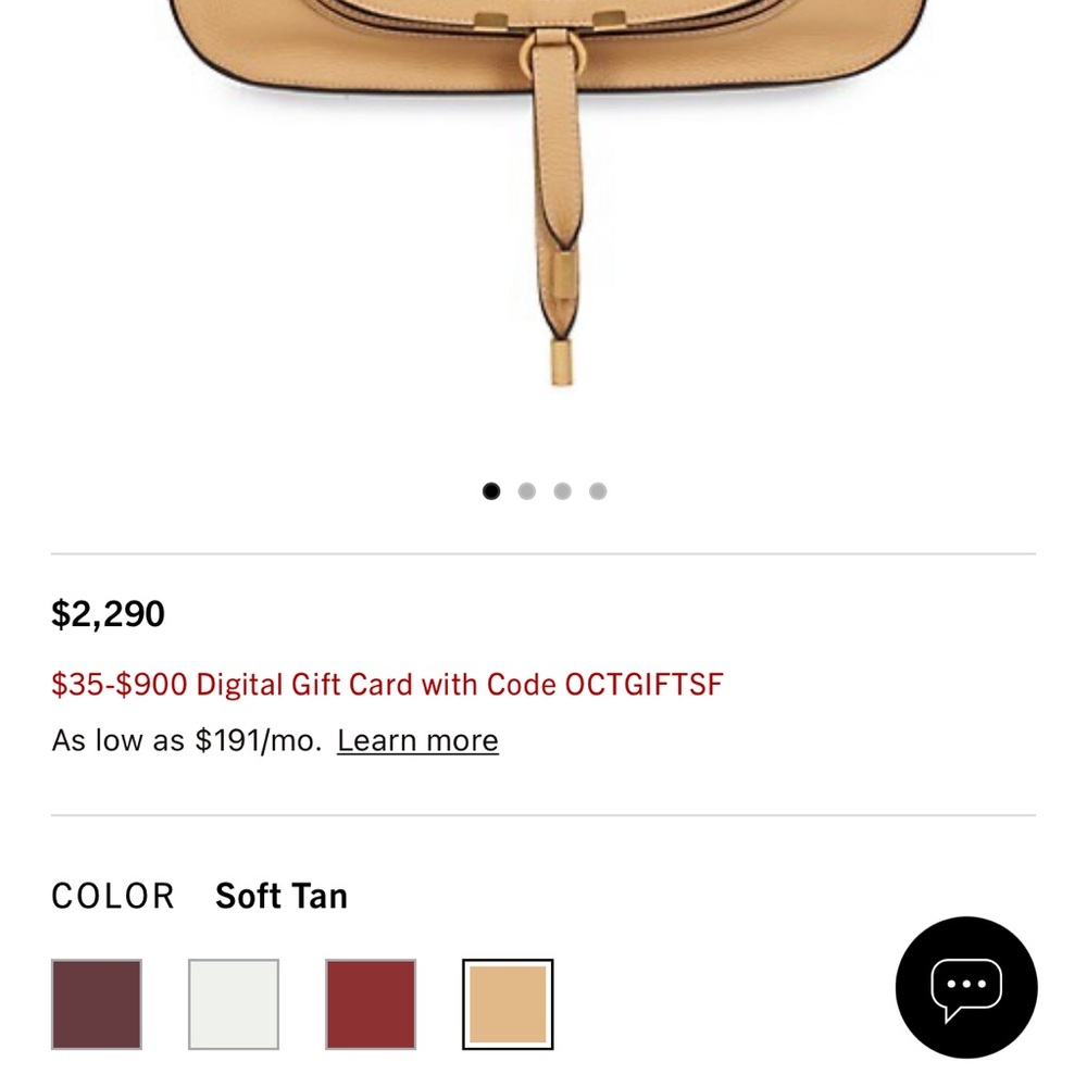 Chloe Medium Marcie Leather Crossbody Bag with Gold Hardware. Iconic Bag!! - Picture 9 of 9